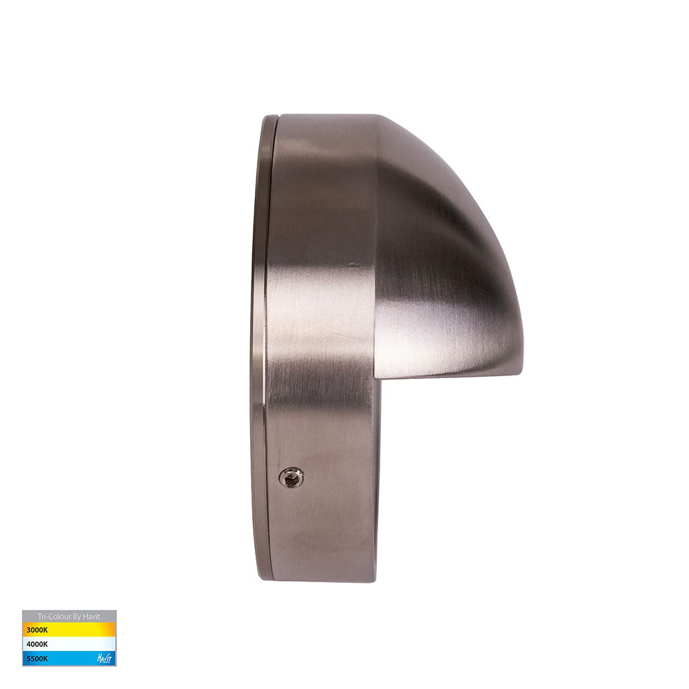 Veko 6W CCT 240V Eyelid LED Step Light Stainless Steel - HV2928T-SS316-240V