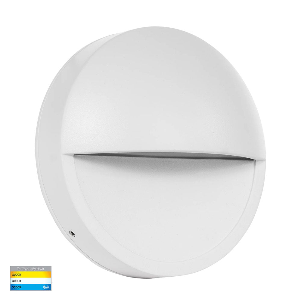 Veko 10W CCT 240V Eyelid LED Step Light White - HV2929T-WHT-240V