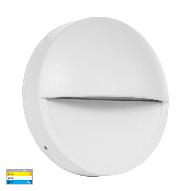 Veko 10W CCT 240V Eyelid LED Step Light White - HV2929T-WHT-240V