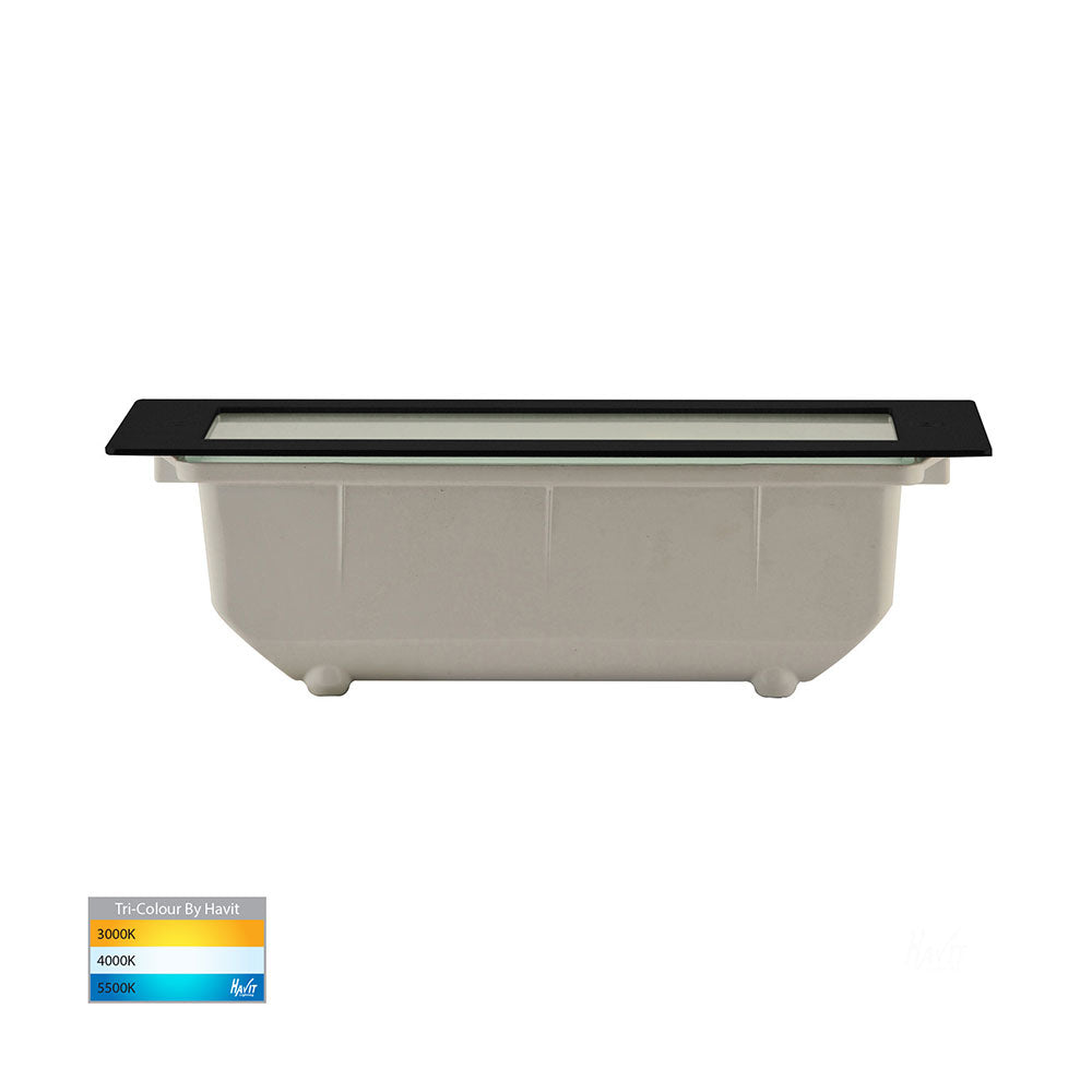 Bata 10W CCT12V DC LED Brick Light Black - HV3003T-BLK-12V
