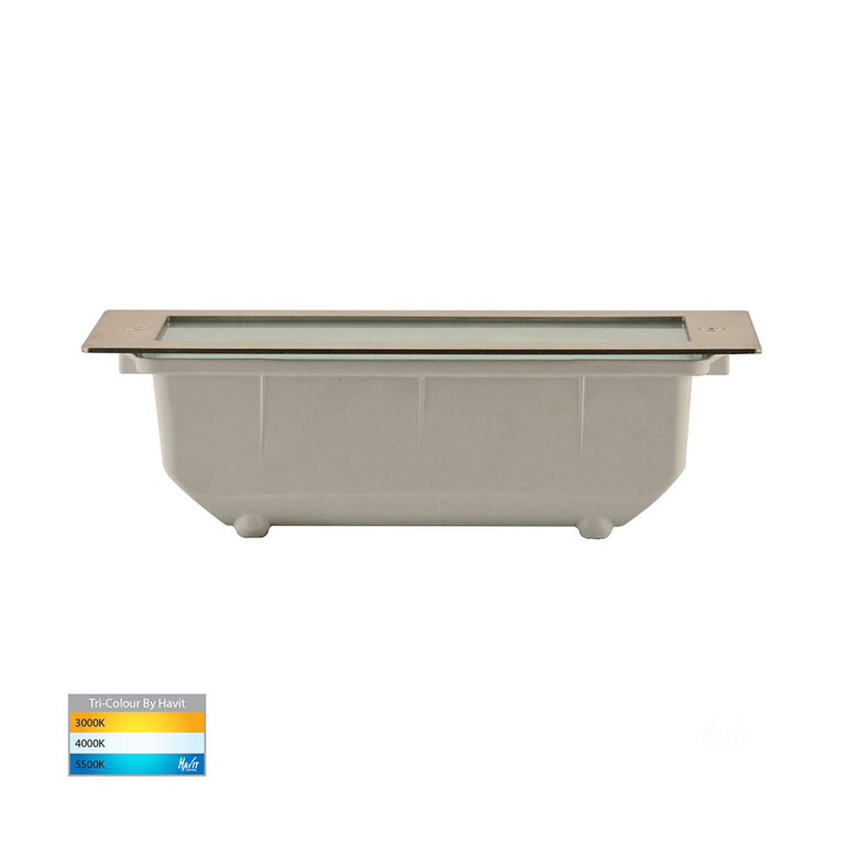 Bata 10W CCT 240V LED Brick Light Stainless Steel - HV3003T-SS316-240V