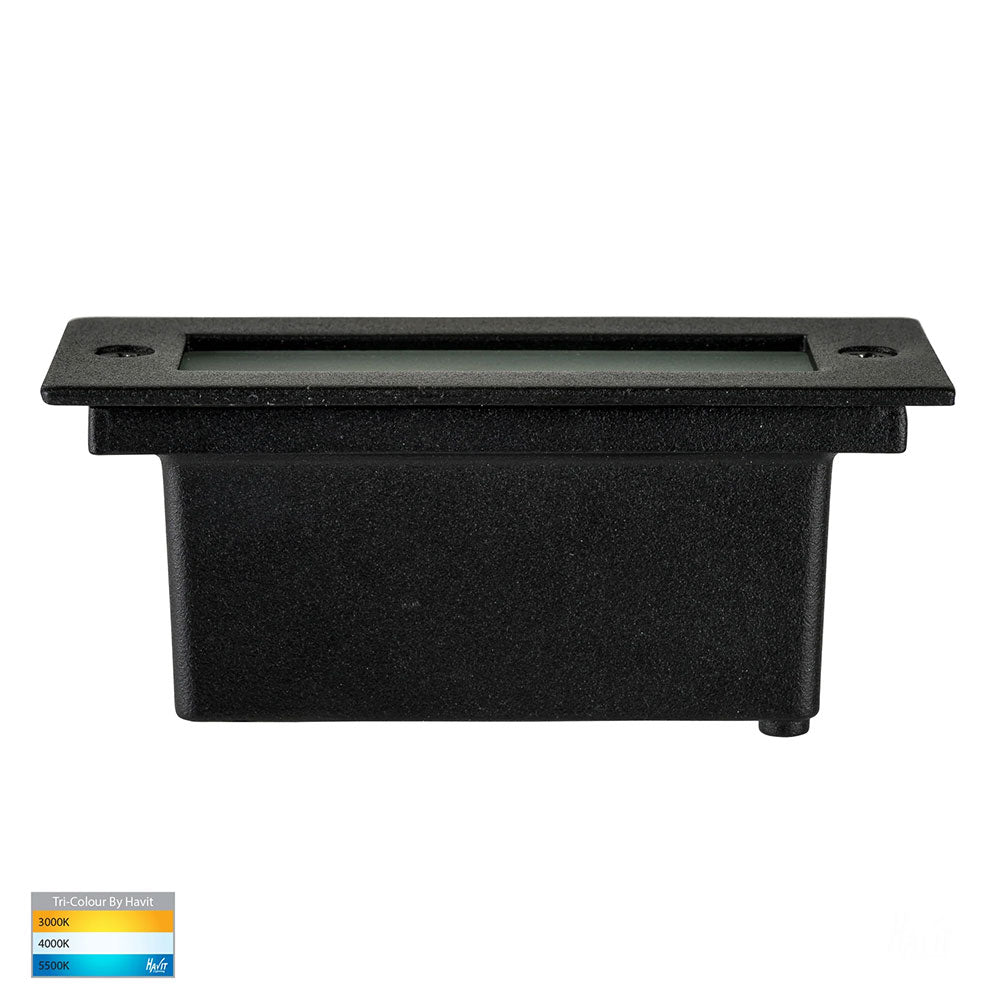 Bata 3W CCT 12V DC LED Brick Light Black - HV3007T-BLK-12V