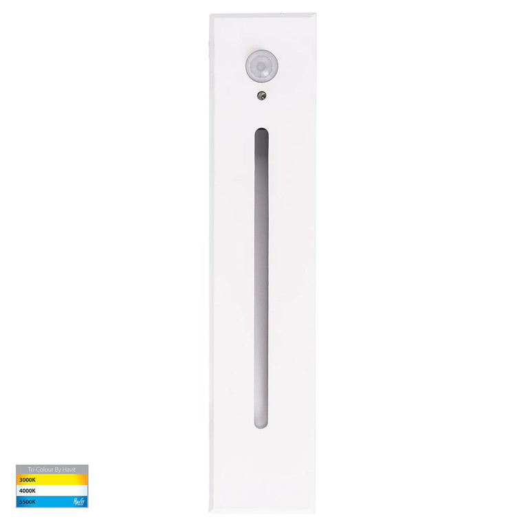 Paso 3W CCT LED Recessed Step Light With Sensor White - HV3106T-WHT-240V-PIR