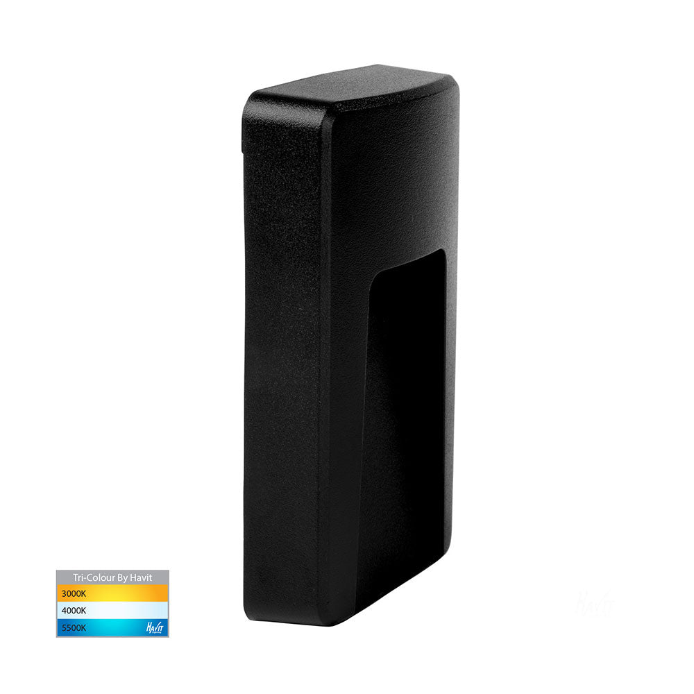 Seefore 3W CCT 12V DC LED Rectangular Step Light Matt Black - HV3223T-BLK