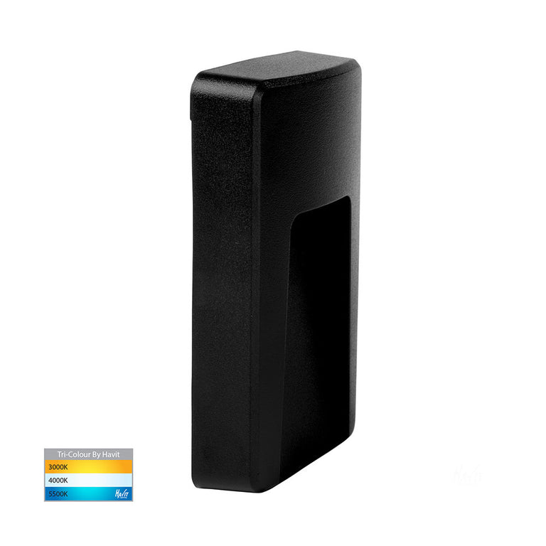 Seefore 3W CCT 12V DC LED Rectangular Step Light Matt Black - HV3223T-BLK