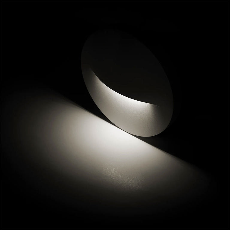 Lisca 3W CCT 240V LED Round Step Light Black - HV3227T-BLK-240V