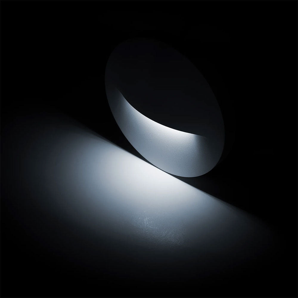 Lisca 3W CCT 240V LED Round Step Light Black - HV3227T-BLK-240V