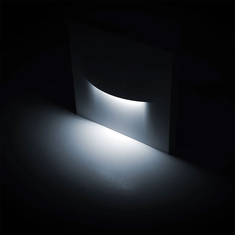 Lisca 3W CCT 240V LED Square Step Light Black - HV3228T-BLK-240V