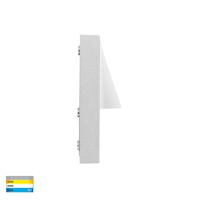 Lisca 5W CCT 240V LED Rectangular Step Light White - HV3229T-WHT-240V