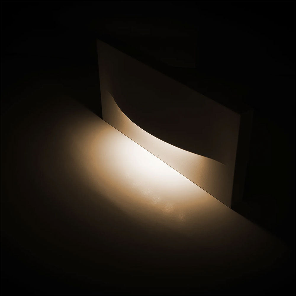 Lisca 5W CCT 240V LED Rectangular Step Light White - HV3229T-WHT-240V