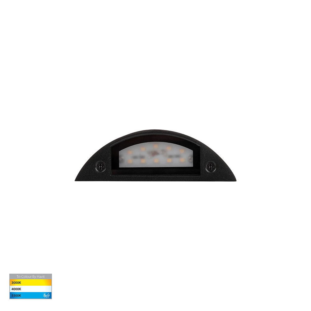 Curva 3W CCT 12V DC LED Step Light Black - HV3251T-BLK-12V
