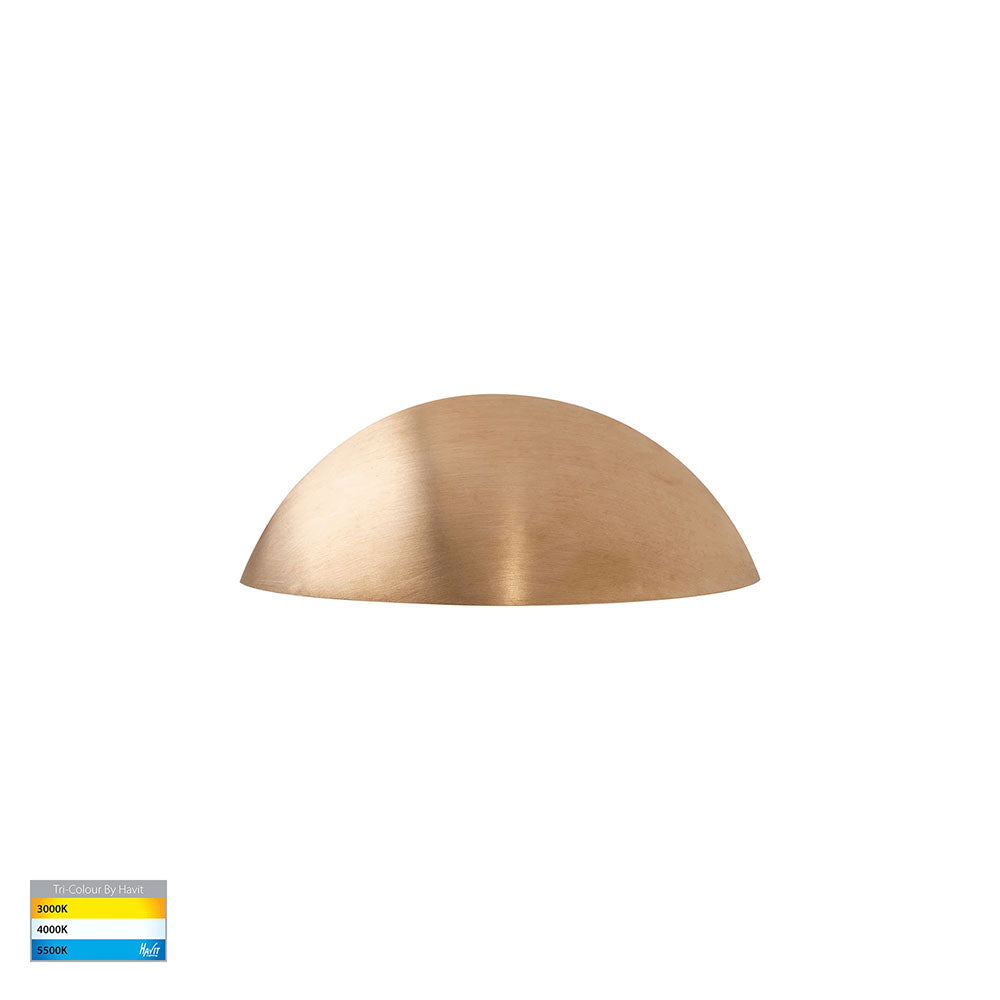 Curva 3W CCT 12V DC LED Step Light Brass - HV3251T-BR-12V