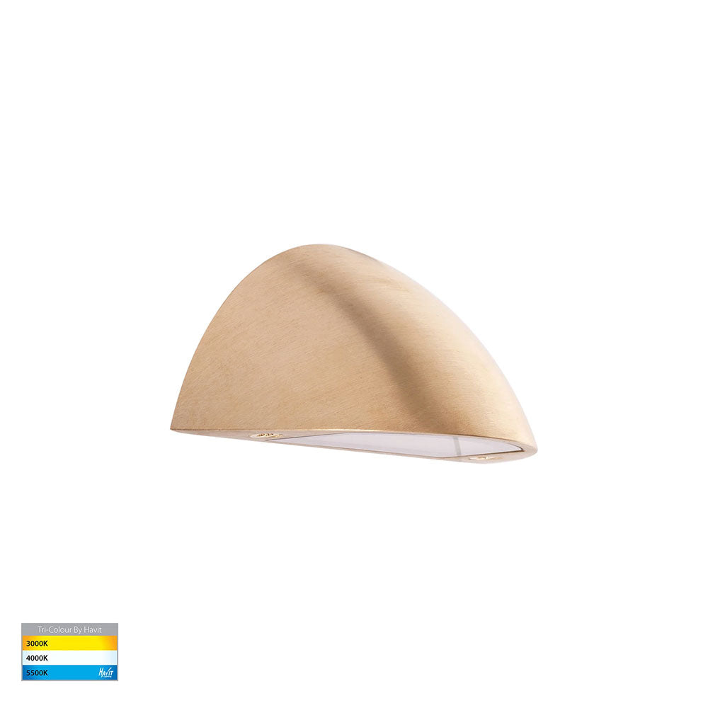 Curva 3W CCT 12V DC LED Step Light Brass - HV3251T-BR-12V