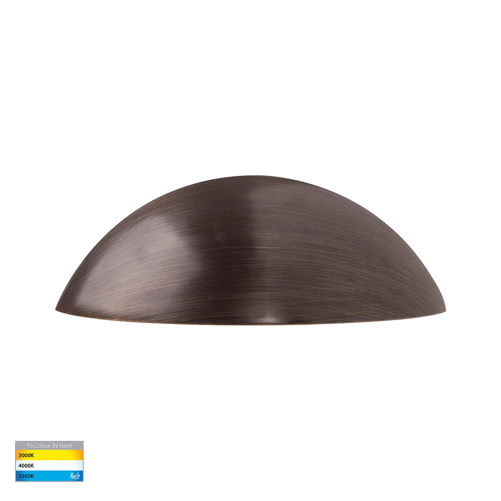 Curva 7.5W CCT 12V DC LED Step Light Antique Brass - HV3253T-AB-12V