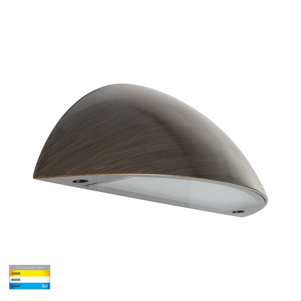 Curva 7.5W CCT 12V DC LED Step Light Antique Brass - HV3253T-AB-12V