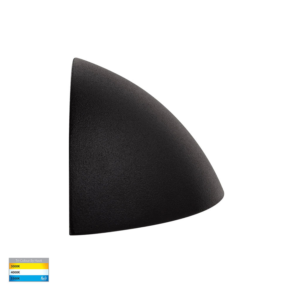 Curva 7.5W CCT 12V DC LED Step Light Black - HV3253T-BLK-12V