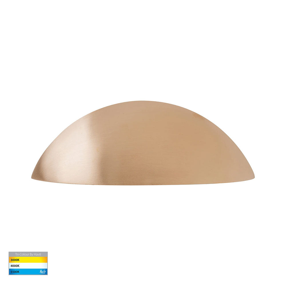 Curva 7.5W CCT 12V DC LED Step Light Brass - HV3253T-BR-12V