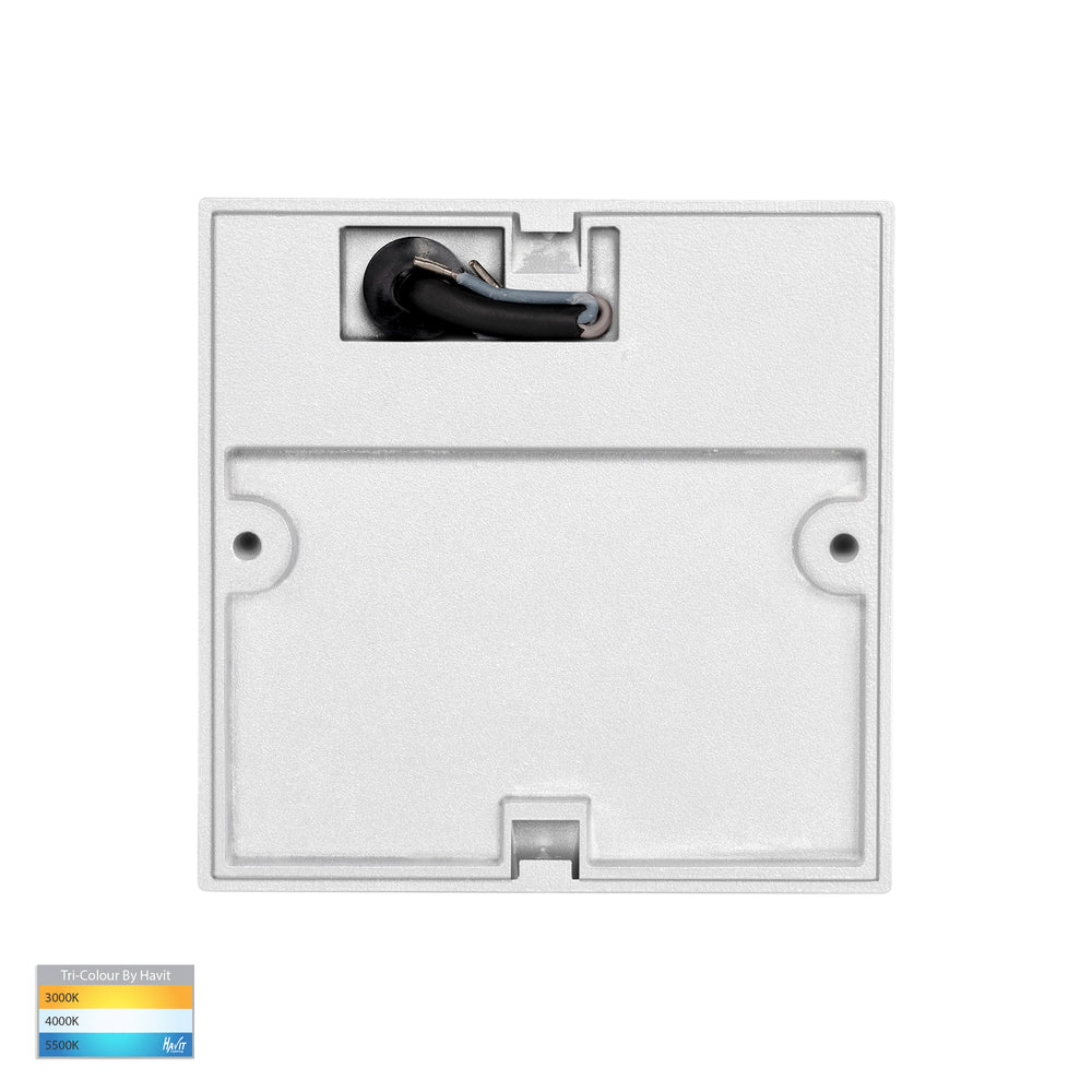 Fino 3W CCT 12V DC Square LED Step Light White - HV3268T-WHT-12V-SQ