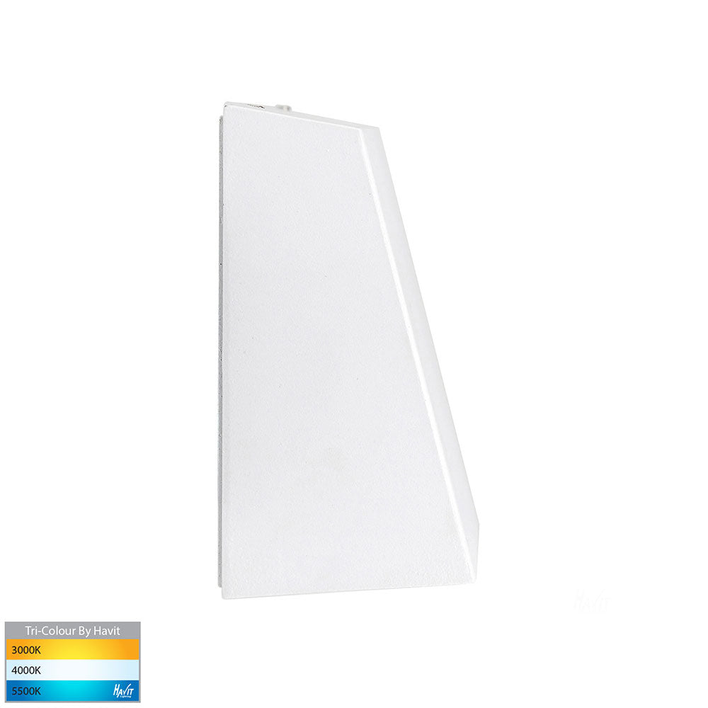 Shim 12W CCT 12V DC LED Rectangular Small Step Light White - HV3278T-WHT-12V
