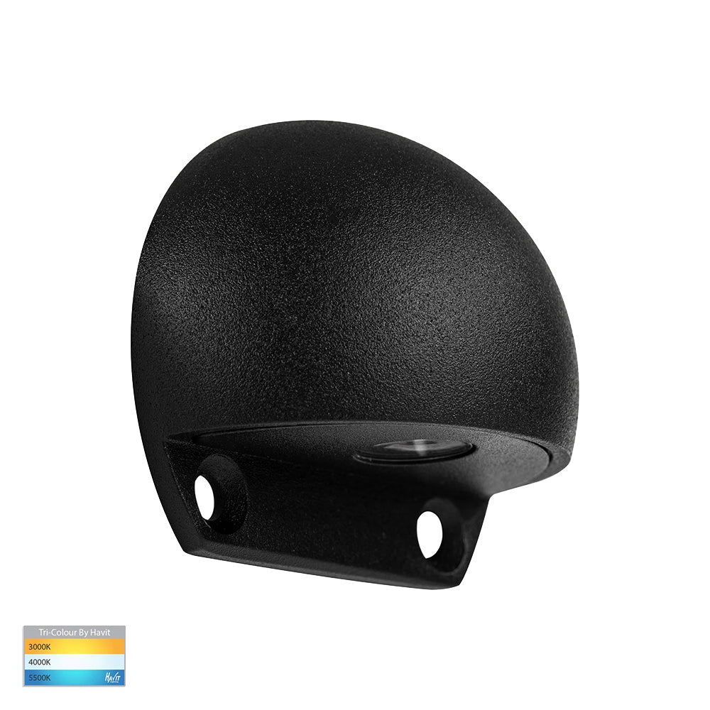 Occhio 3W CCT 12V DC LED Eyelid Step Light Black - HV3281T-BLK-12V