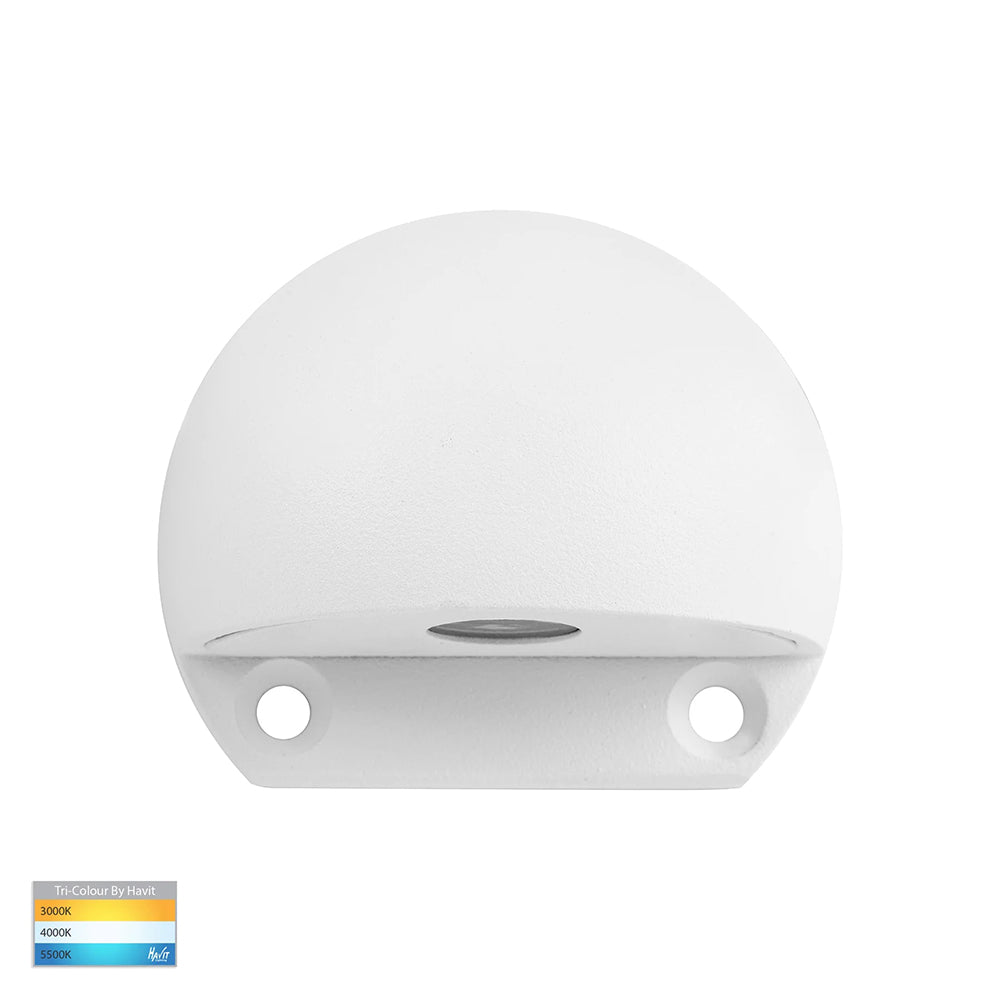 Occhio 3W CCT 12V DC LED Eyelid Step Light White - HV3281T-WHT-12V