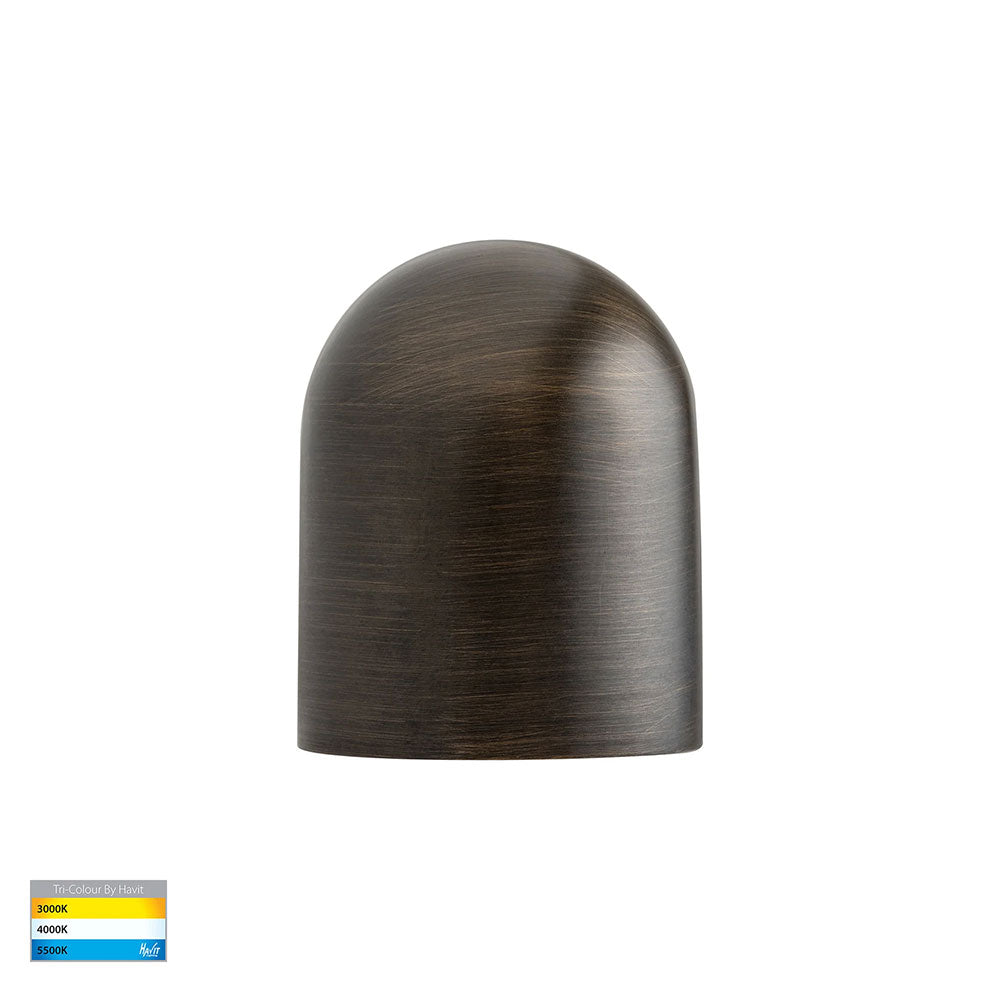 Patra 1.5W CCT 12V DC LED Wall or Step Light Antique Brass - HV3284T-AB-12V