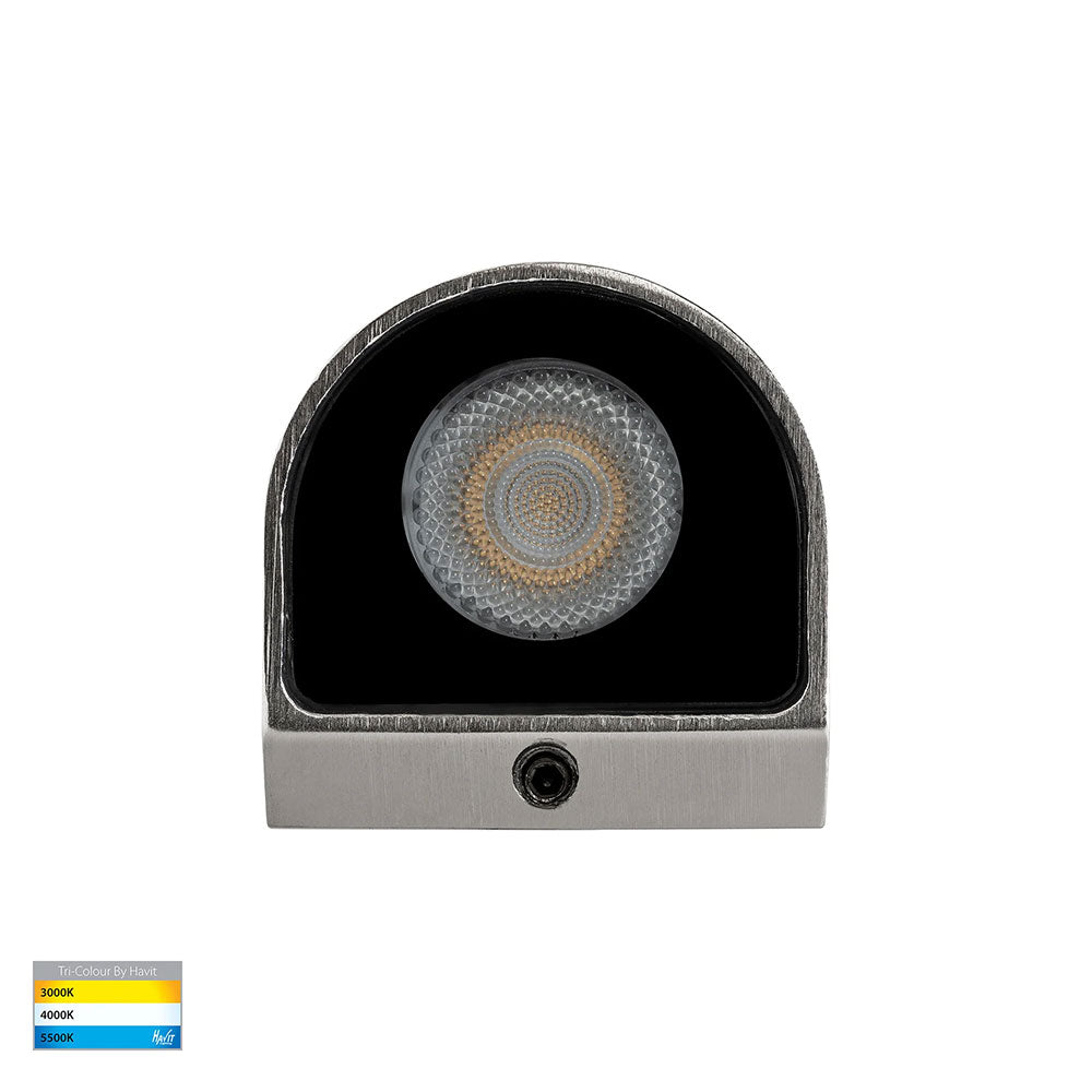 Patra 1.5W CCT 12V DC LED Wall or Step Light Stainless Steel - HV3284T-SS316-12V