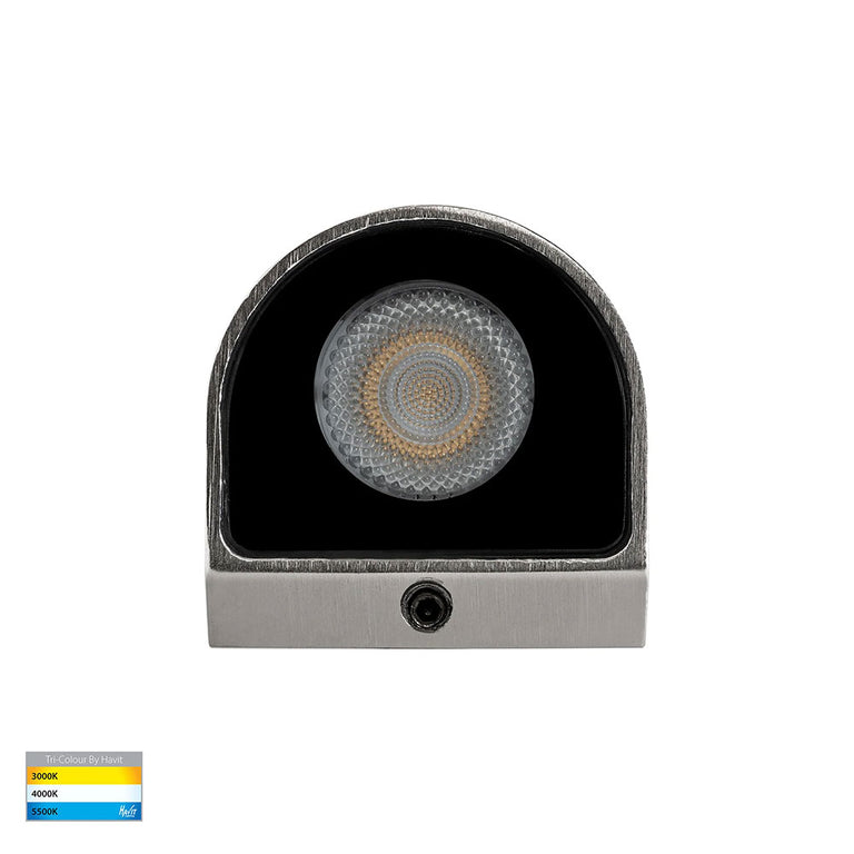 Patra 1.5W CCT 12V DC LED Wall or Step Light Stainless Steel - HV3284T-SS316-12V