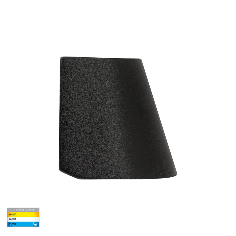 Kaval 1.5W CCT 12V DC LED Wall or Step Light Black - HV3285T-BLK-12V