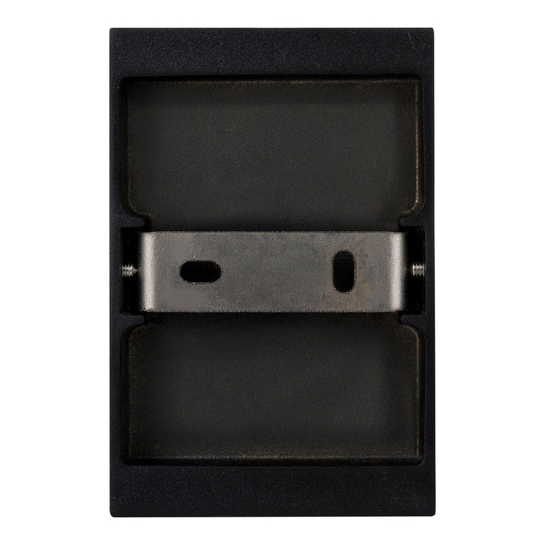 Stylez 2 x 3W 12V CCT DC LED Up & Down Wall Light Black - HV3289T-BLK-12V