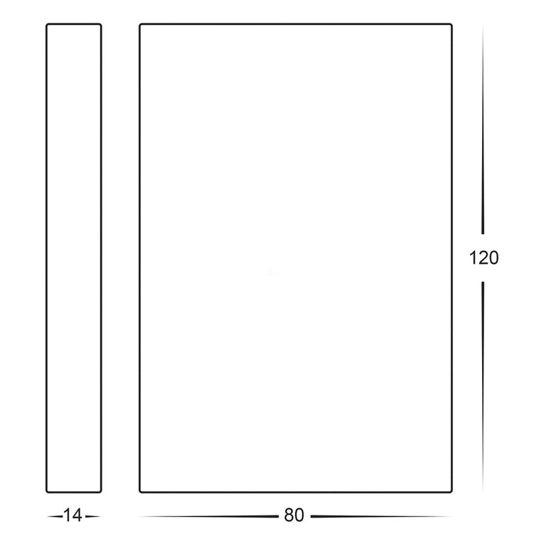 Stylez 2 x 3W CCT 12V DC LED Up & Down Wall Light Graphite - HV3289T-GPH-12V