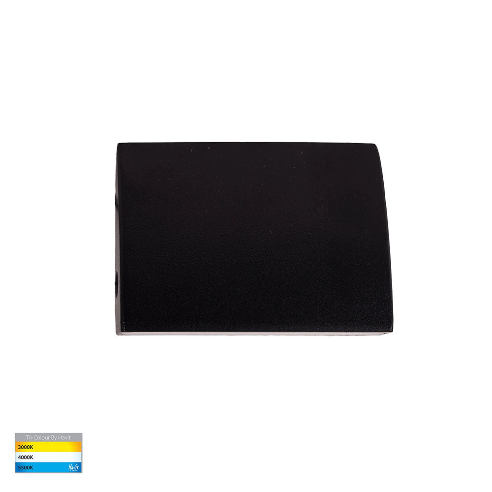 Pelase 3W CCT 12V DC LED Small Wall Or Step Light Black - HV3291T-BLK-12V