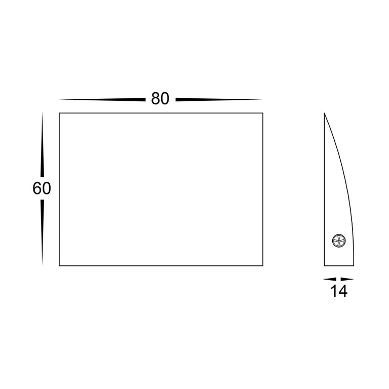 Pelase 3W CCT 12V DC LED Small Wall Or Step Light Brass - HV3291T-BR-12V
