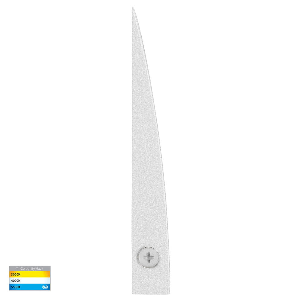 Pelase 3W CCT 12V DC LED Large Wall Or Step Light White - HV3292T-WHT-12V