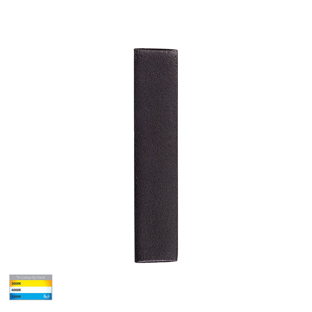 Ardam 6W CCT 12V DC LED Wall Or Step Light Black - HV3296T-BLK-12V