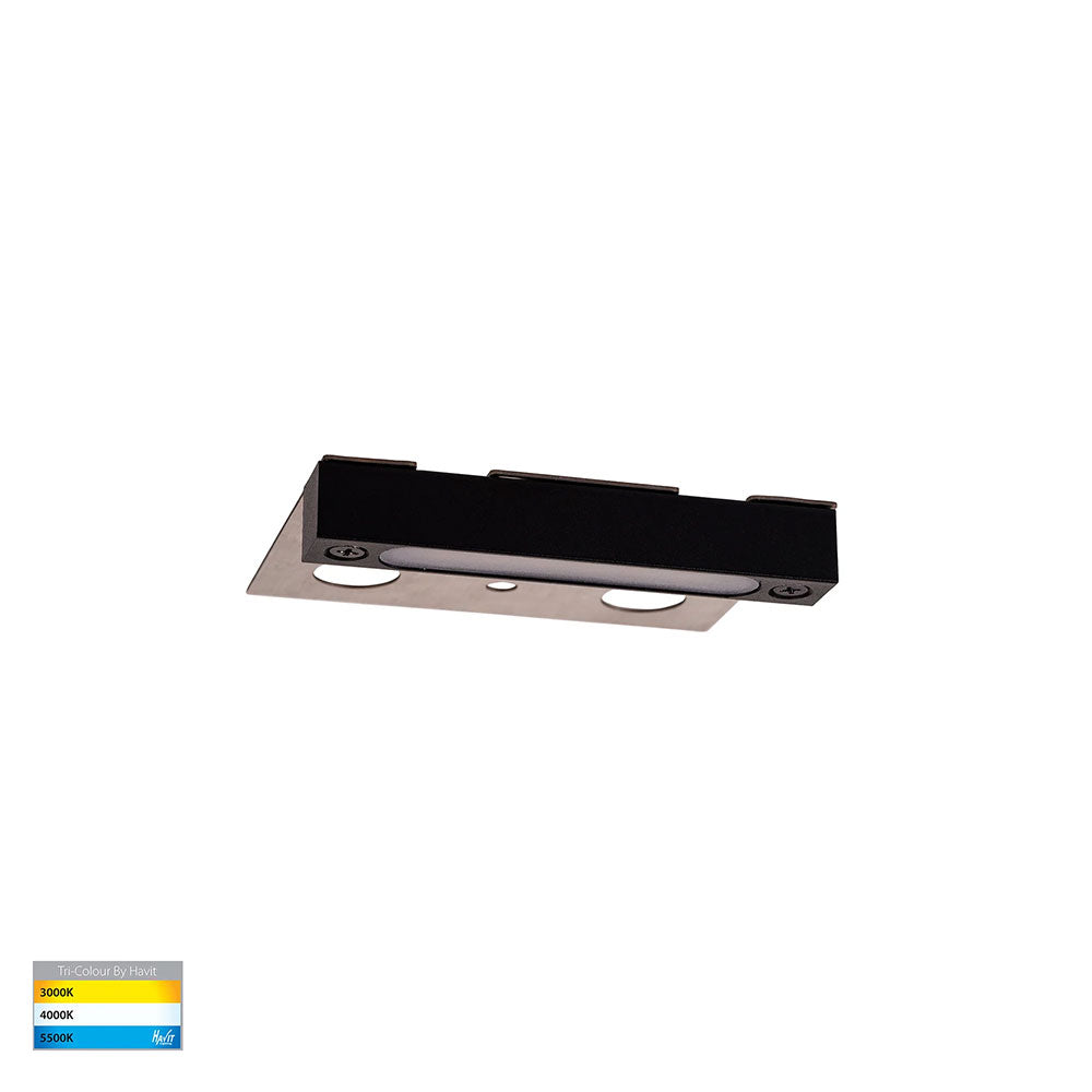 Preston 2.5W CCT 12V DC LED Coping Light Black - HV3297T-BLK-12V