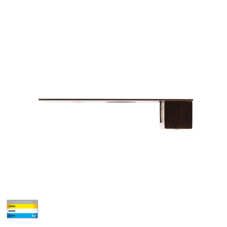 Preston 5W CCT 12V DC LED Coping Light Antique Brass - HV3298T-AB-12V