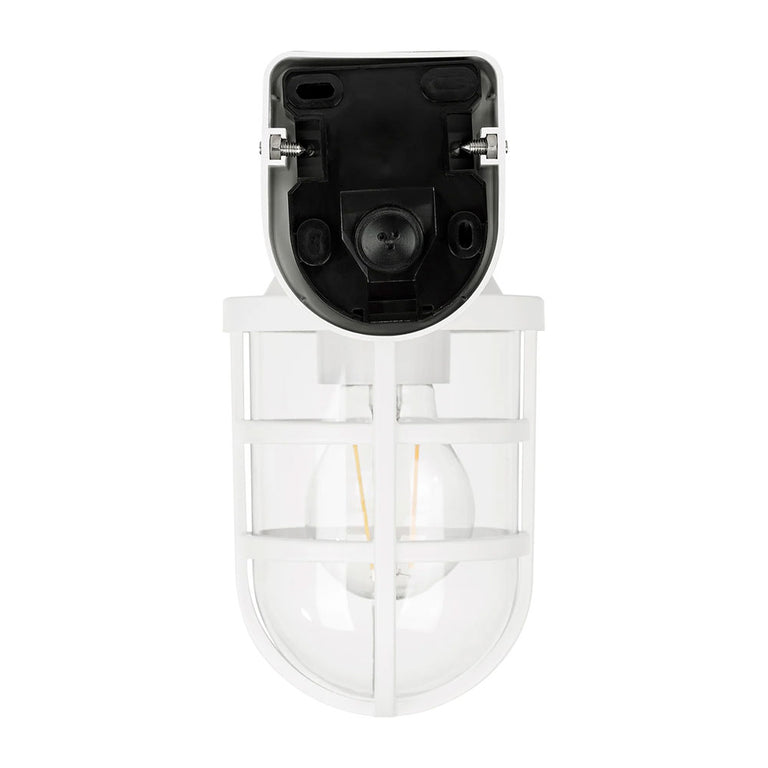 Marina 8W 240V E27 LED Wall Light White - HV3511W-WHT