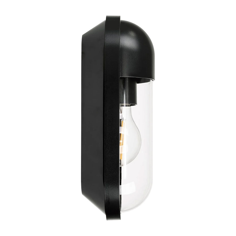 Lume 8W 240V E27 LED Wall Light Black - HV3512W-BLK