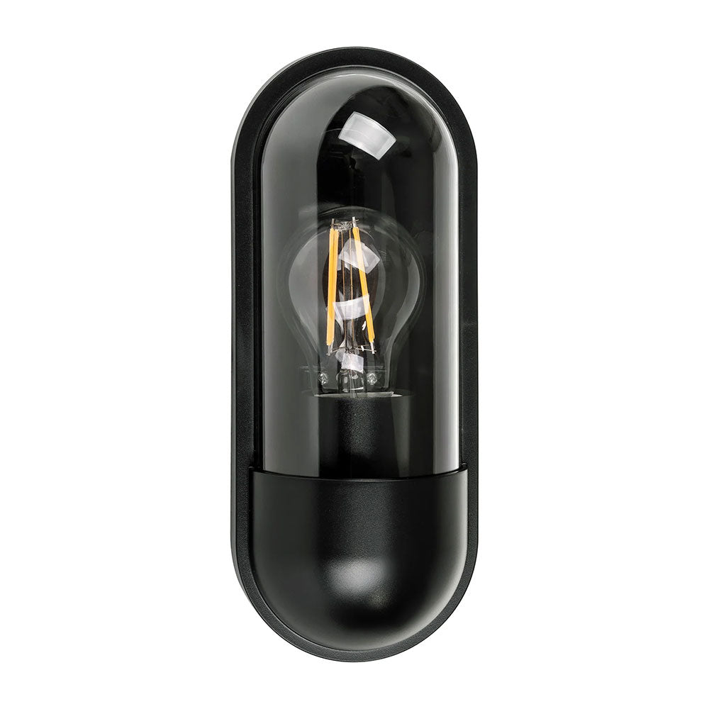 Lume 8W 240V E27 LED Wall Light Black - HV3512W-BLK