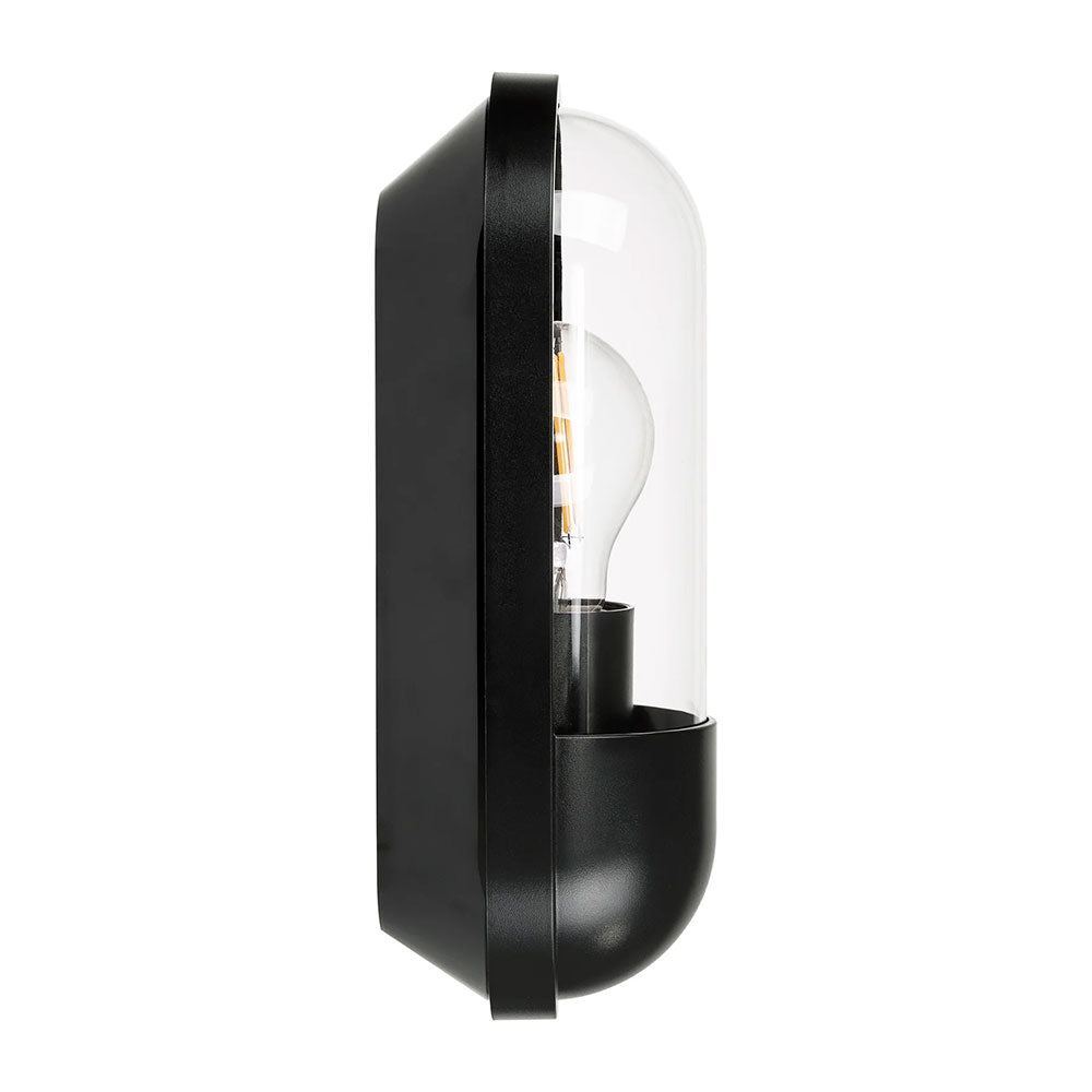 Lume 8W 240V E27 LED Wall Light Black - HV3512W-BLK