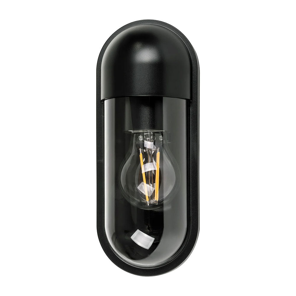Lume 8W 240V E27 LED Wall Light Black - HV3512W-BLK
