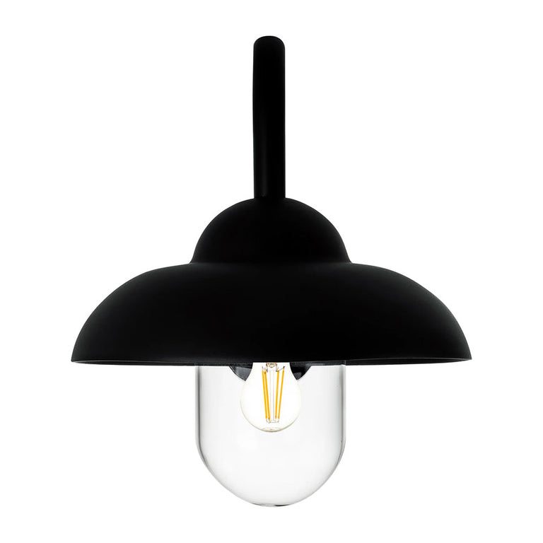 Loka 8W 240V E27 LED Wall Light Black - HV3519W-BLK