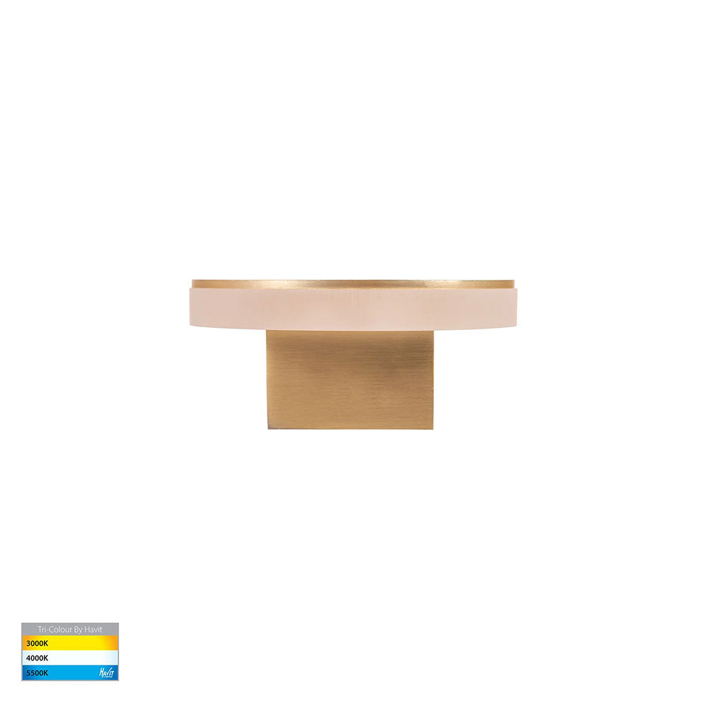 Barline Shadow Aluminium 600mm Wall Light Brass - HV3562T-BR