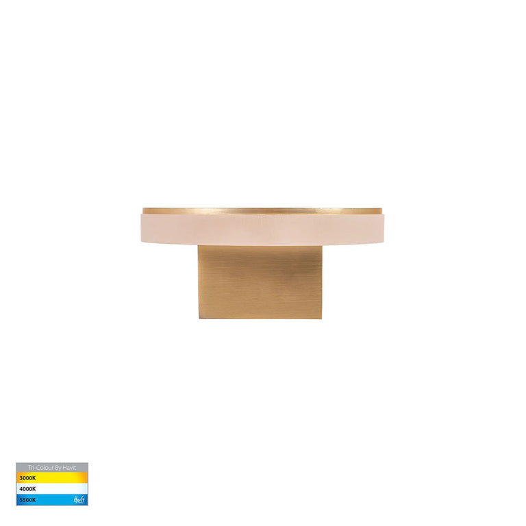 Barline Shadow Aluminium 600mm Wall Light Brass - HV3562T-BR
