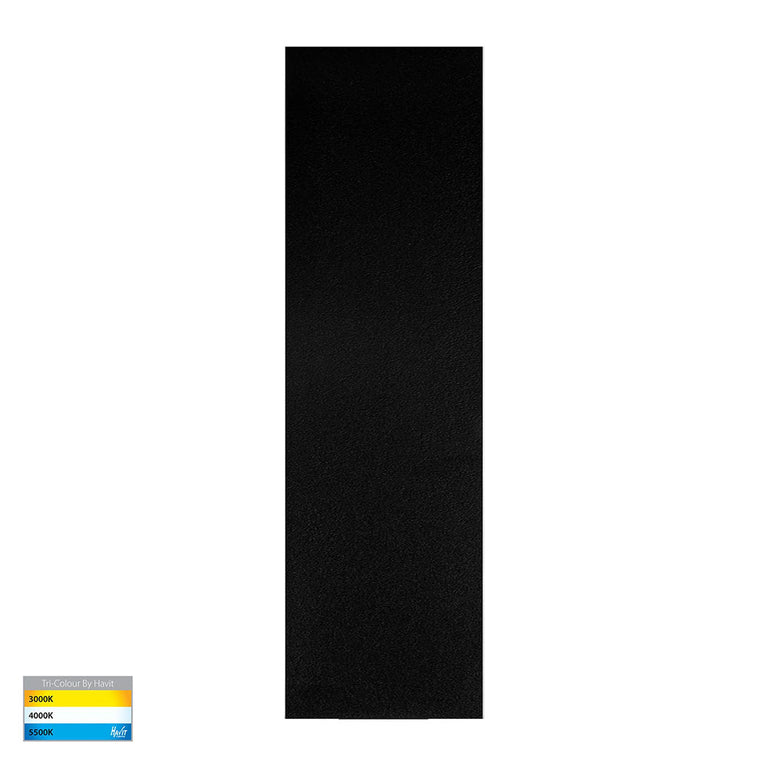 Barline 300mm 9W CCT 240V LED Wall Light Black - HV3571T-BLK