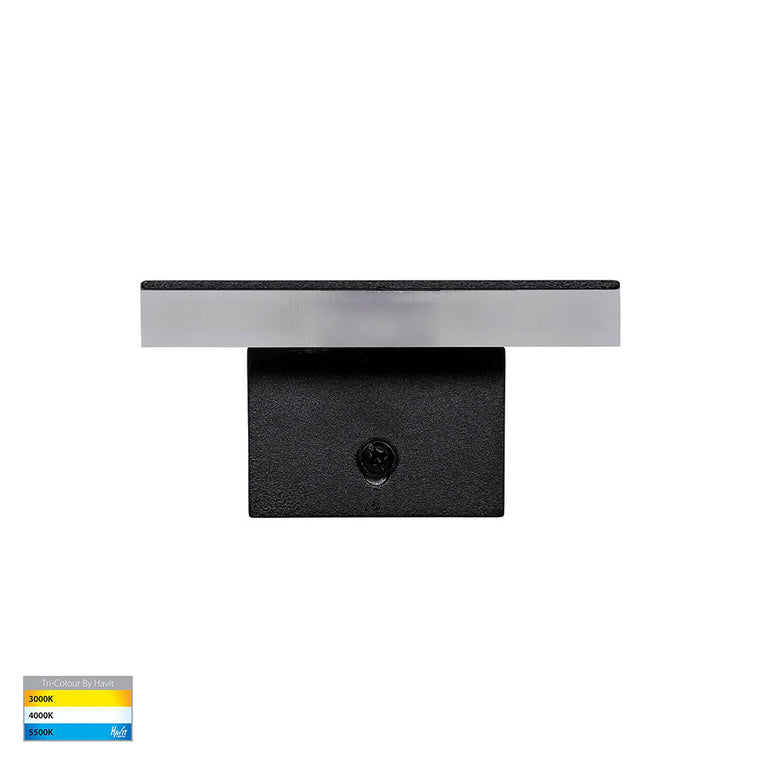 Barline 600mm 18W CCT 240V LED Wall Light Black - HV3572T-BLK