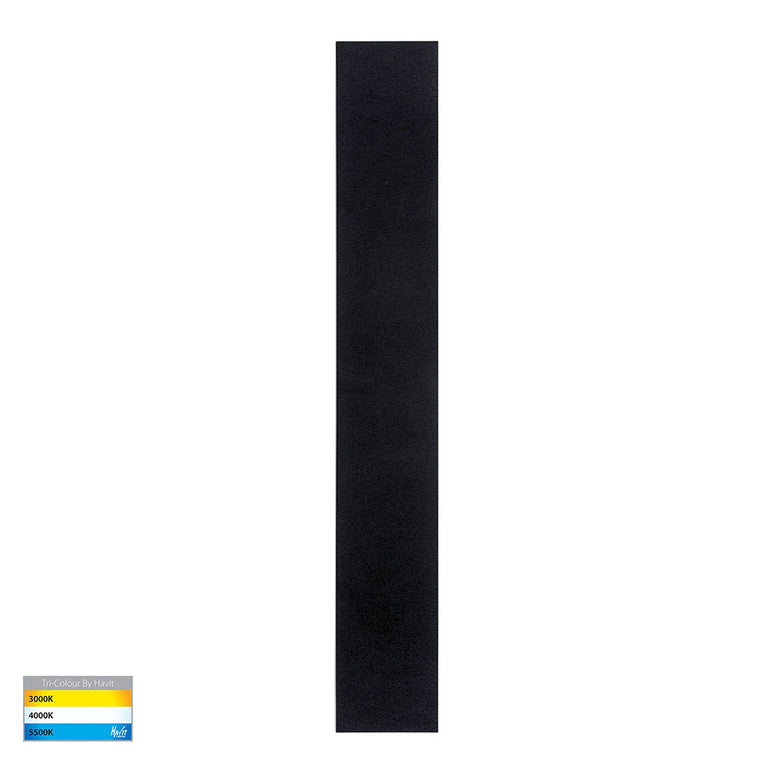 Barline 600mm 18W CCT 240V LED Wall Light Black - HV3572T-BLK