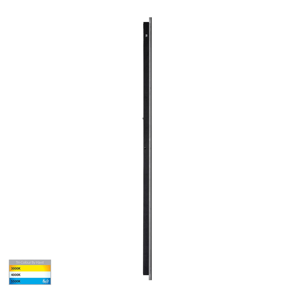 Barline 1500mm 45W CCT 24V DC LED Wall Light Black - HV3576T-BLK-24V