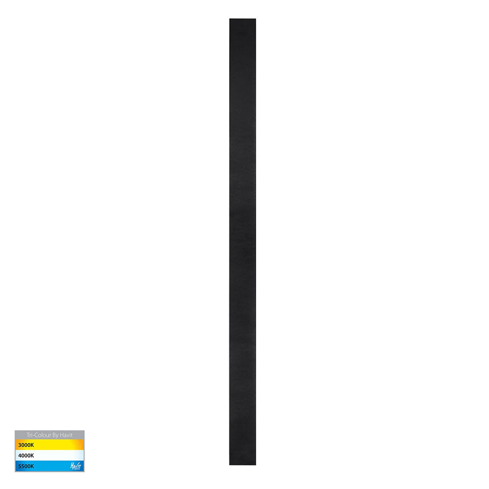Barline 1500mm 45W CCT 24V DC LED Wall Light Black - HV3576T-BLK-24V